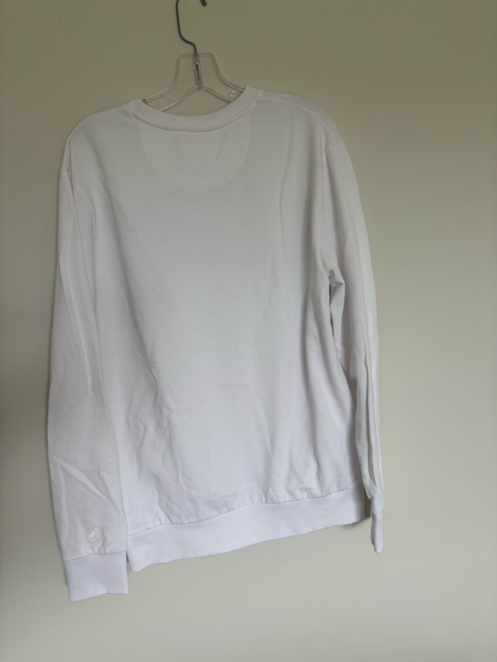 Kangol White Crewneck Sweatshirt | Minimalist Streetwear | Size Large - Picture 4 of 5